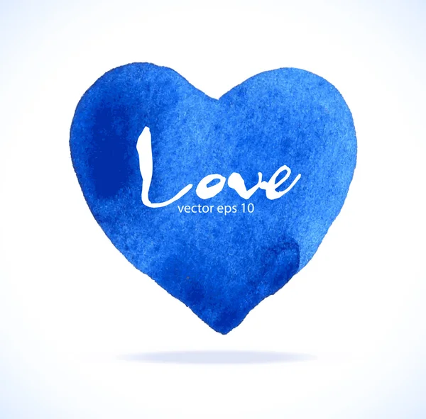 Blue heart — Stock Illustration Blue heart Vector Graphics
