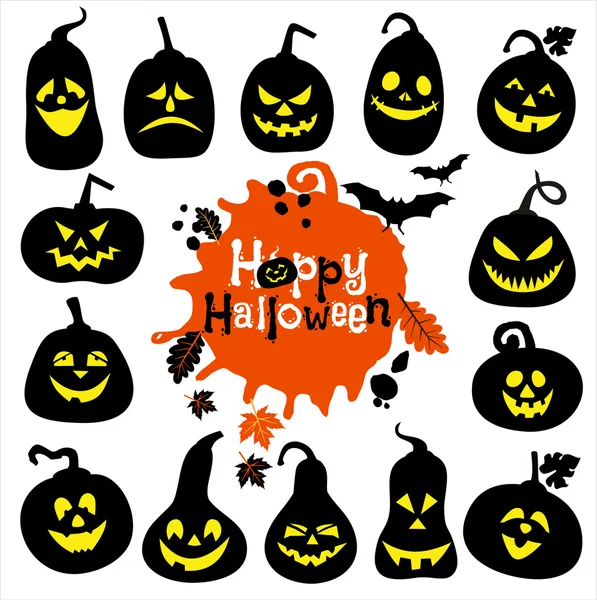 Halloween ikon készlet — Stock Vector