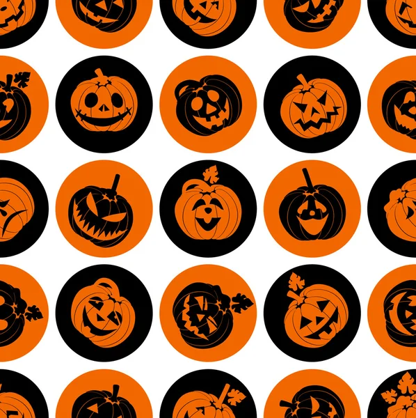 Conjunto de calabazas icono de Halloween . — Vector de stock