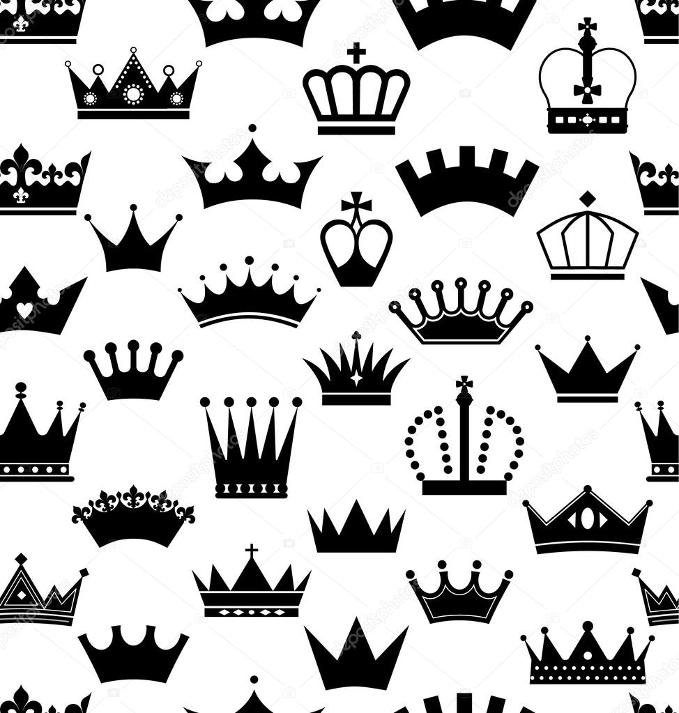 Seamless crowns pattern