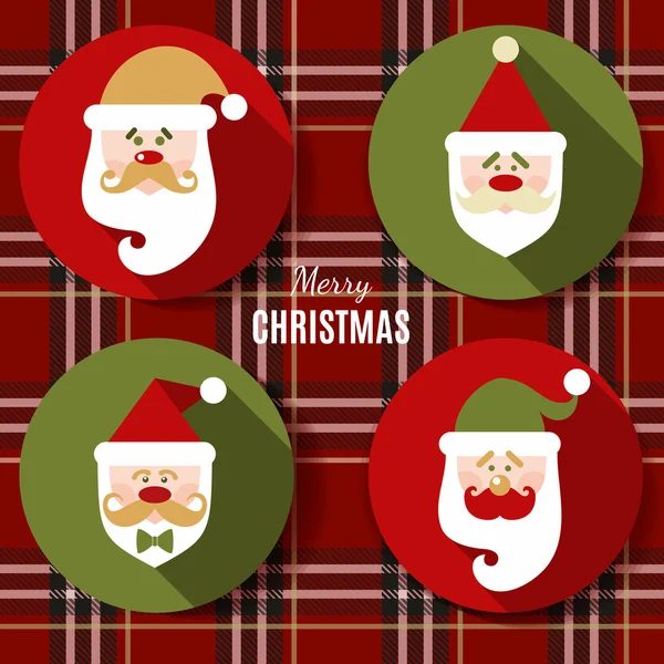 Christmas icons — Stock Vector