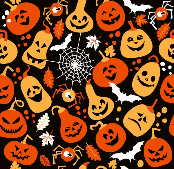Nahtloses Muster von Halloween. — kostenloses Stockfoto