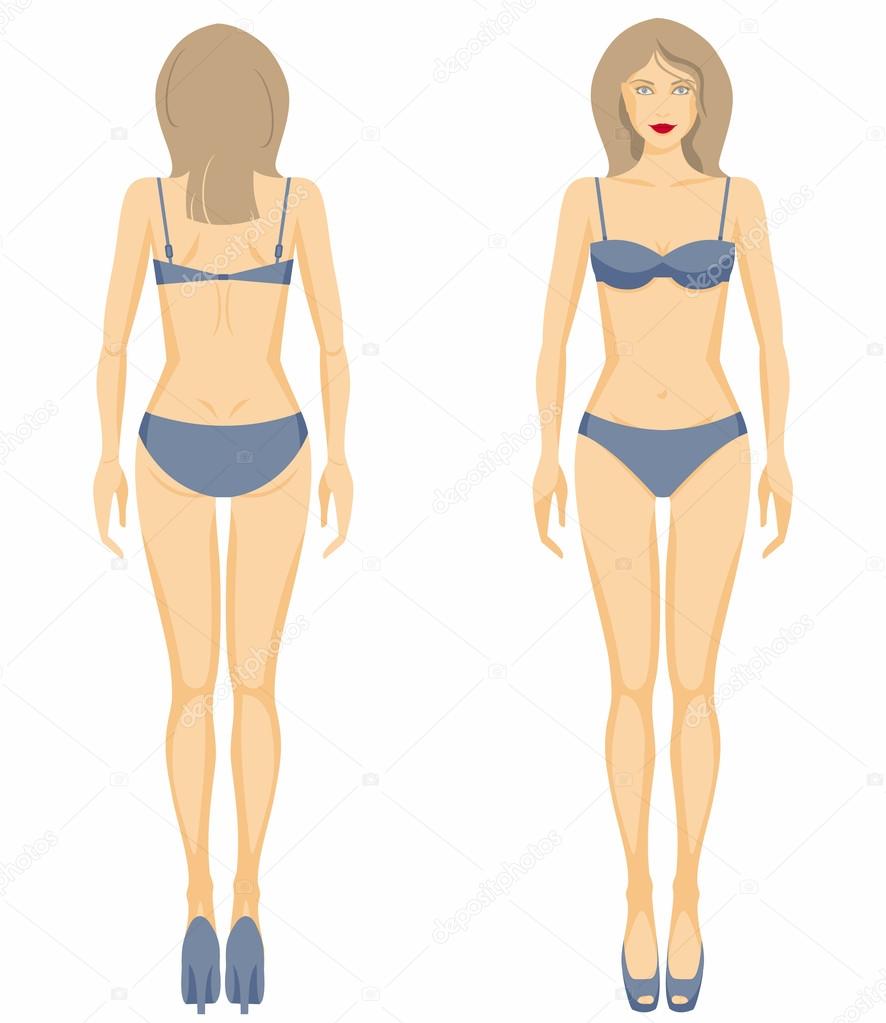 Female Dummy figure Stock Vector Image by ©olgamilagros 63974485