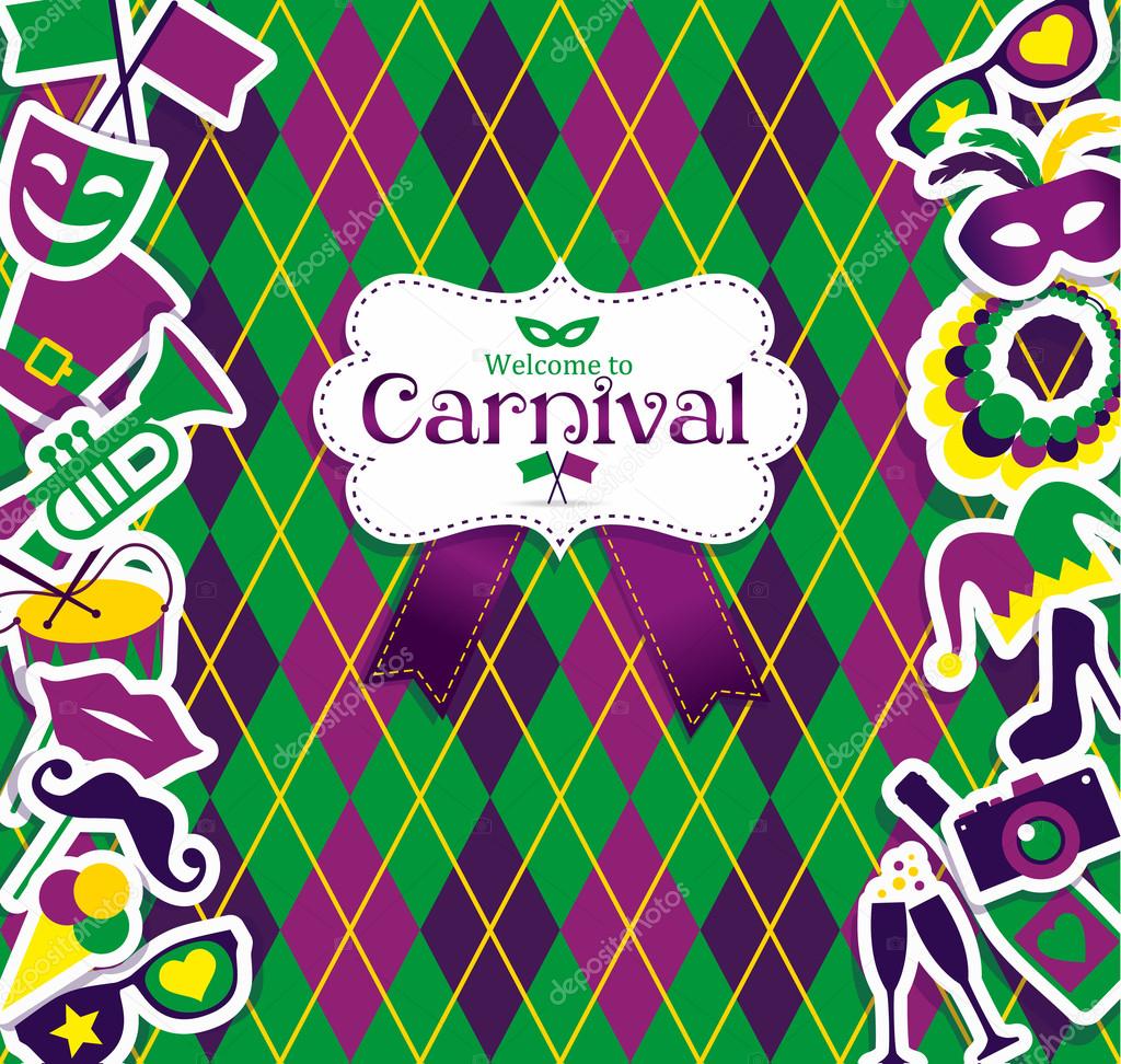 Bright carnival background