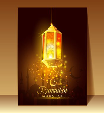 Ramadan mubarak illustration