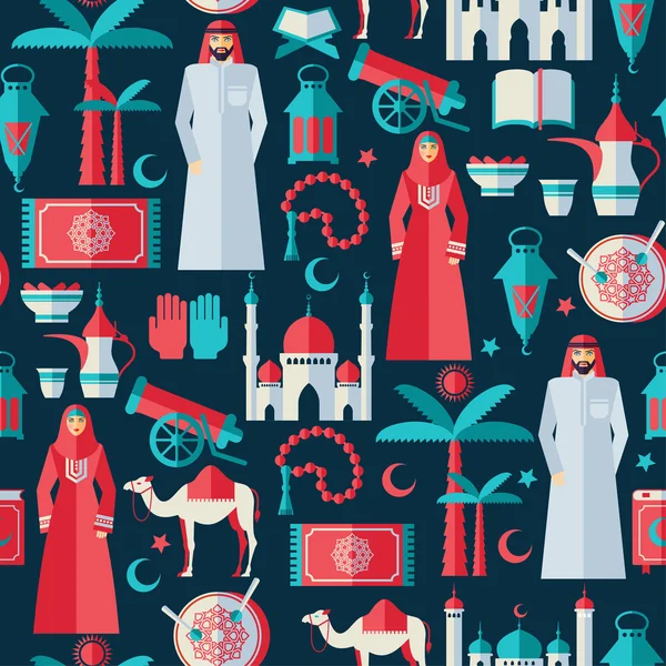 Conjunto de ícones Ramadan Kareem —  Vetores de Stock