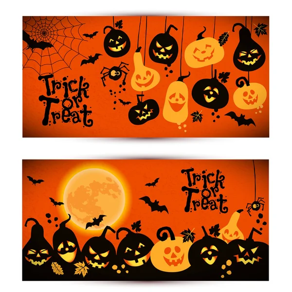 Tła Halloween Pumpkins — Wektor stockowy