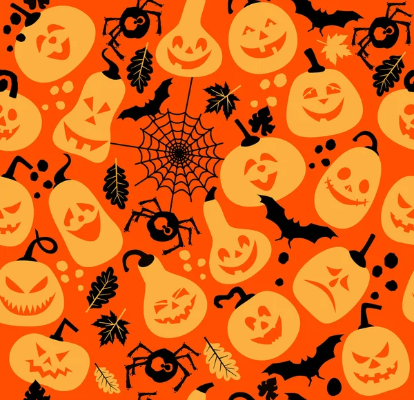 Bezešvé pattern halloween. — Stockový vektor