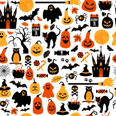 Cadılar Bayramı kusursuz desen