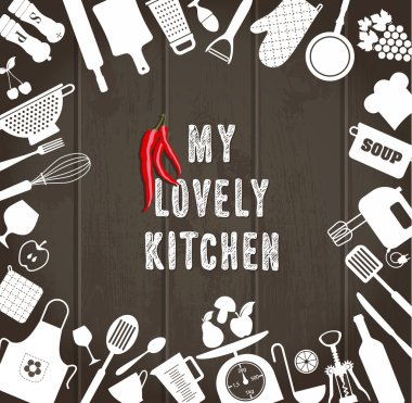 Mutfak Set simgeleri