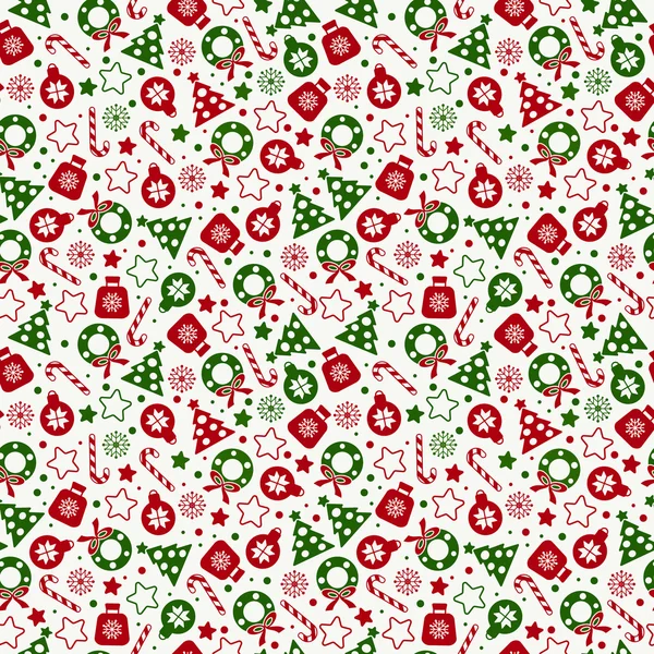 Seamless christmas pattern — Stock Vector