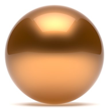 Sphere ball geometric shape round circle golden button atom