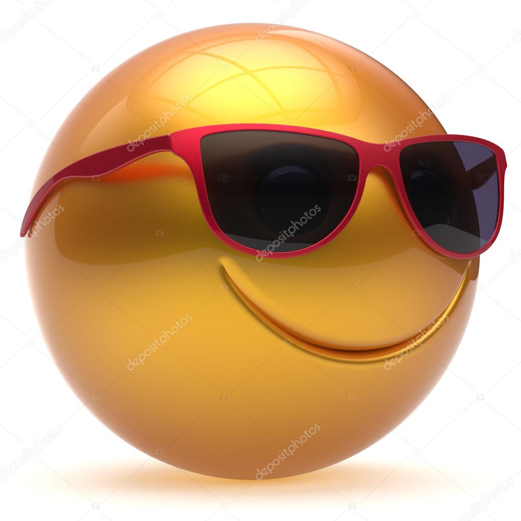 Bola Amarela Com Face Sorridente. Imagem de Stock - Imagem de