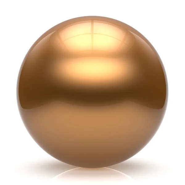 Σφαίρα κουμπί μπάλα χρυσό στρογγυλό βασικό κύκλο γεωμετρικό σχήμα — Φωτογραφία Αρχείου