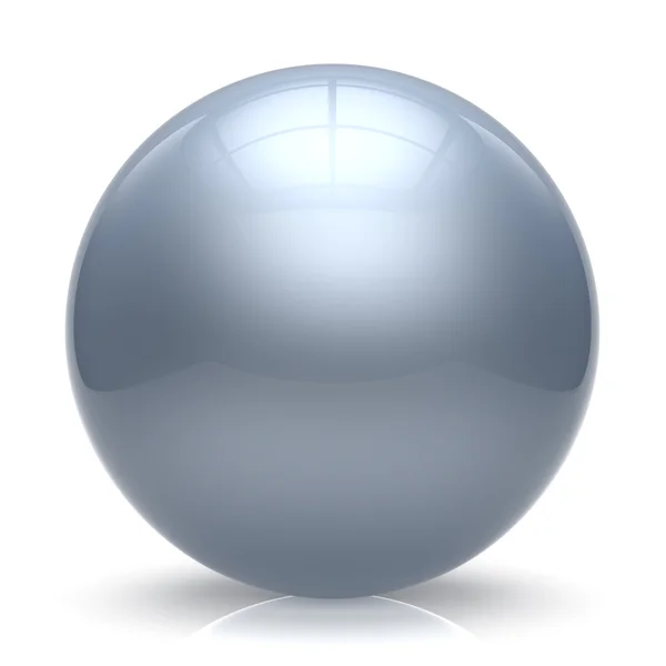 Sphere Ball vit ballong knapp rund grundläggande cirkel geometrisk — Stockfoto