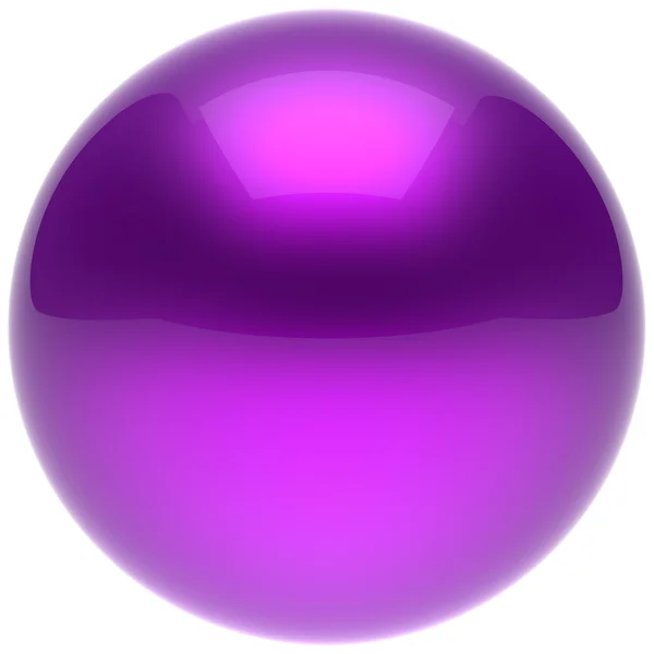 Sfera viola palla blu pulsante cerchio rotondo bolla solida — Foto Stock