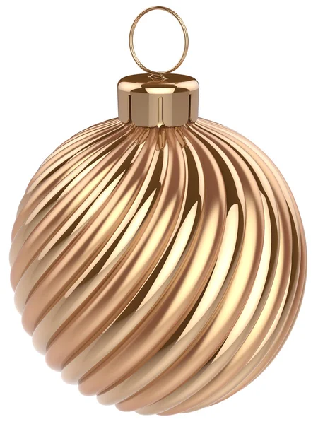 Bola de Navidad Año Nuevo bauble decoración oro —  Fotos de Stock