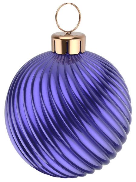 Bola de Navidad Año Nuevo bauble decoración azul púrpura —  Fotos de Stock