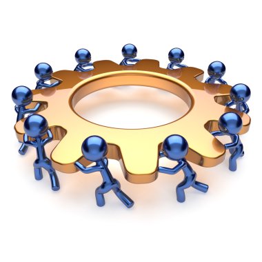 Takım çalışması iş süreci beyin fırtınası dönüm dişli birlikte mans