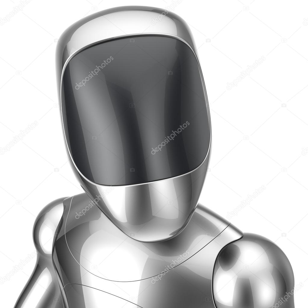 Robot futuristic cyborg concept