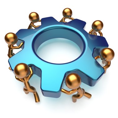 Takım çalışması iş süreci ortaklık işçi dişli açma