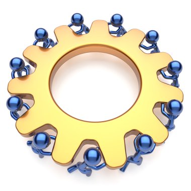 Takım iş ortaklık iş ekip çalışması beyin fırtınası simgesi