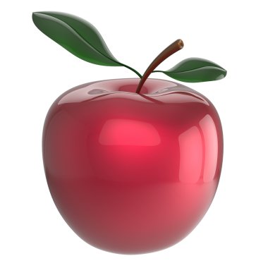 Elma olgun kırmızı meyve beslenme antioksidan taze güzellik simgesi