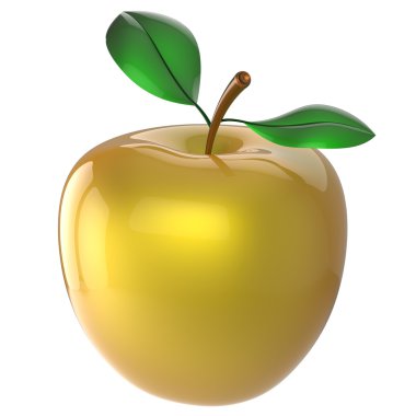 Yellow apple fruit nutrition ripe antioxidant fresh exotic food