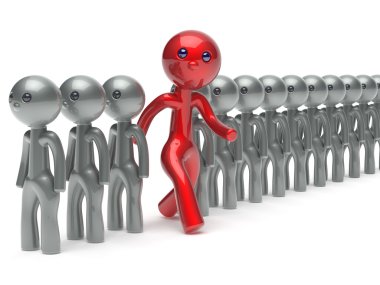 Different people run to new opportunities stand out from crowd