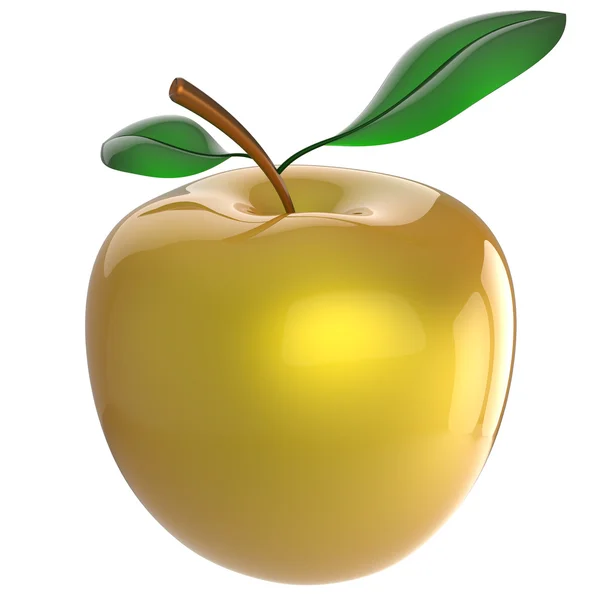 Apple nutrition fruit yellow antioxidant fresh ripe exotic food — ストック写真