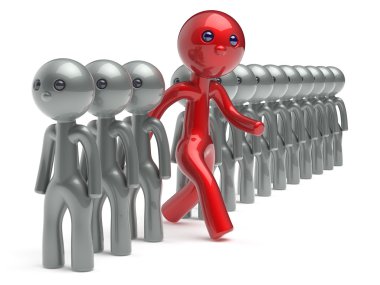 Different man character people individuality new opportunities