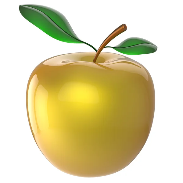 Apple nutrition fruit yellow golden antioxidant fresh ripe — 스톡 사진