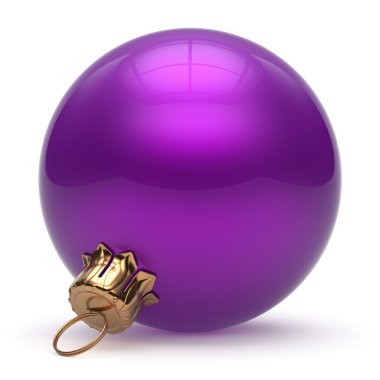 Christmas ball New Year's Eve bauble decoration purple