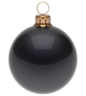Christmas ball black New Year's Eve bauble winter decoration