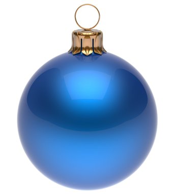 Christmas ball blue New Year's Eve bauble winter decoration