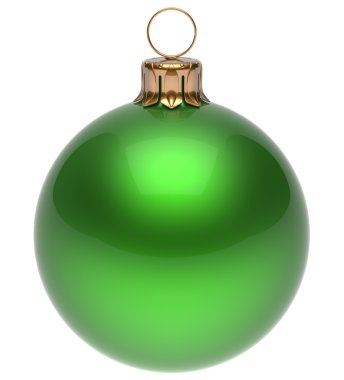Christmas ball green New Year's Eve bauble winter decoration