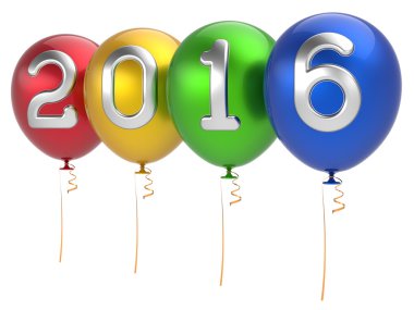 New 2016 Years Eve party balloons Xmas decoration colorful