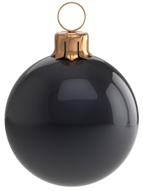 Christmas ball New Year's Eve bauble black Xmas decoration