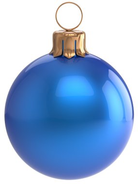 Christmas ball New Year's Eve bauble blue Xmas decoration