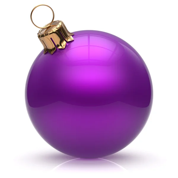 New Year's Eve Christmas ball bauble wintertime decoration — Stock fotografie