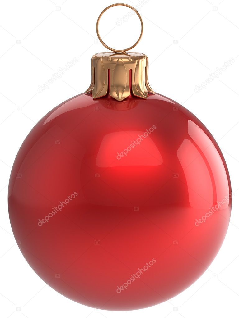 Christmas ball New Year's Eve bauble red  Xmas decoration