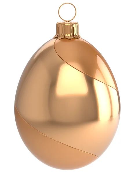 Christmas ball egg New Year's Eve bauble wintertime decoration — 图库照片