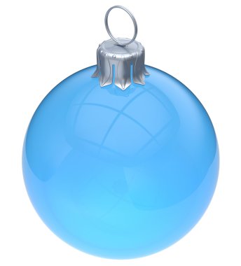 Noel top süsleme mavi cam boş New Year's Eve