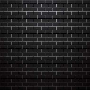 Karanlık tuğla duvar. Vektör arka plan.