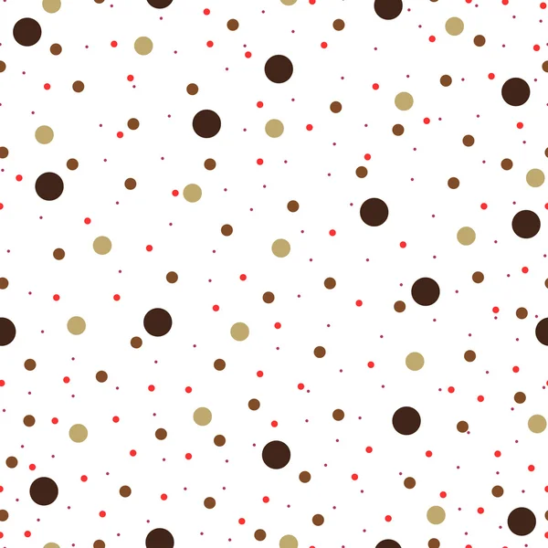 Polka dot padrão de moda cor . — Vetor de Stock