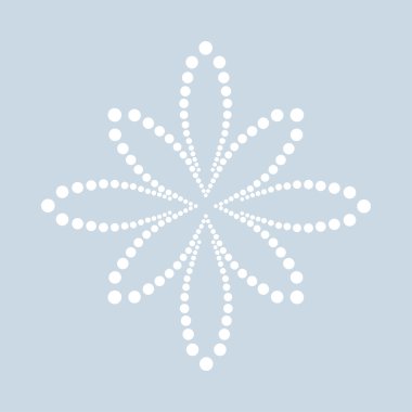 Noktalı tasarım öğesi.