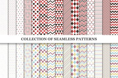 Collcetion geometrik Dikişsiz desen.