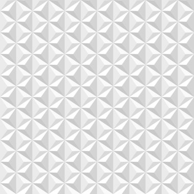 Beyaz geometrik 3d doku.