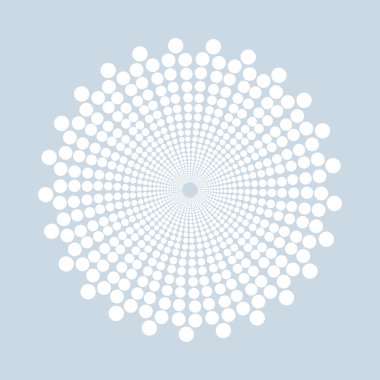 Şekil noktalı soyut. Vektör tasarım öğesi