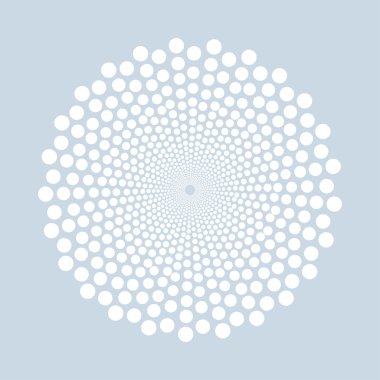 Şekil noktalı soyut. Vektör tasarım öğesi